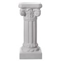 Uniquewise Fiberglass White Plinth Roman Column Ionic Piller Pedestal Vase Stand - Photography Props - 32 Inch QI004124-32